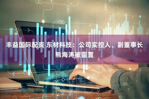 丰益国际配资 东材科技：公司实控人、副董事长熊海涛被留置