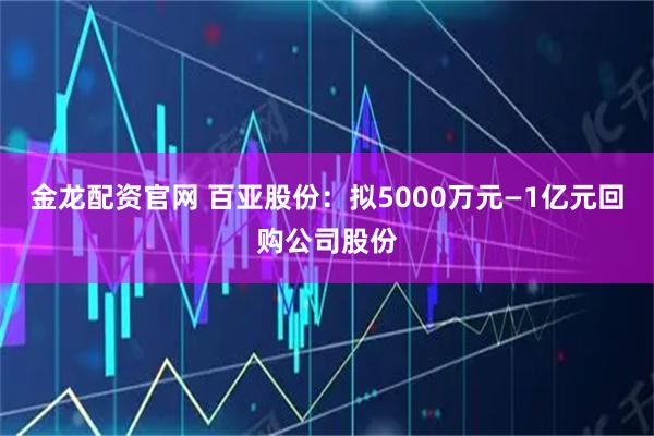 金龙配资官网 百亚股份：拟5000万元—1亿元回购公司股份